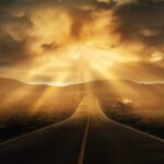 Sunrise over a Road
